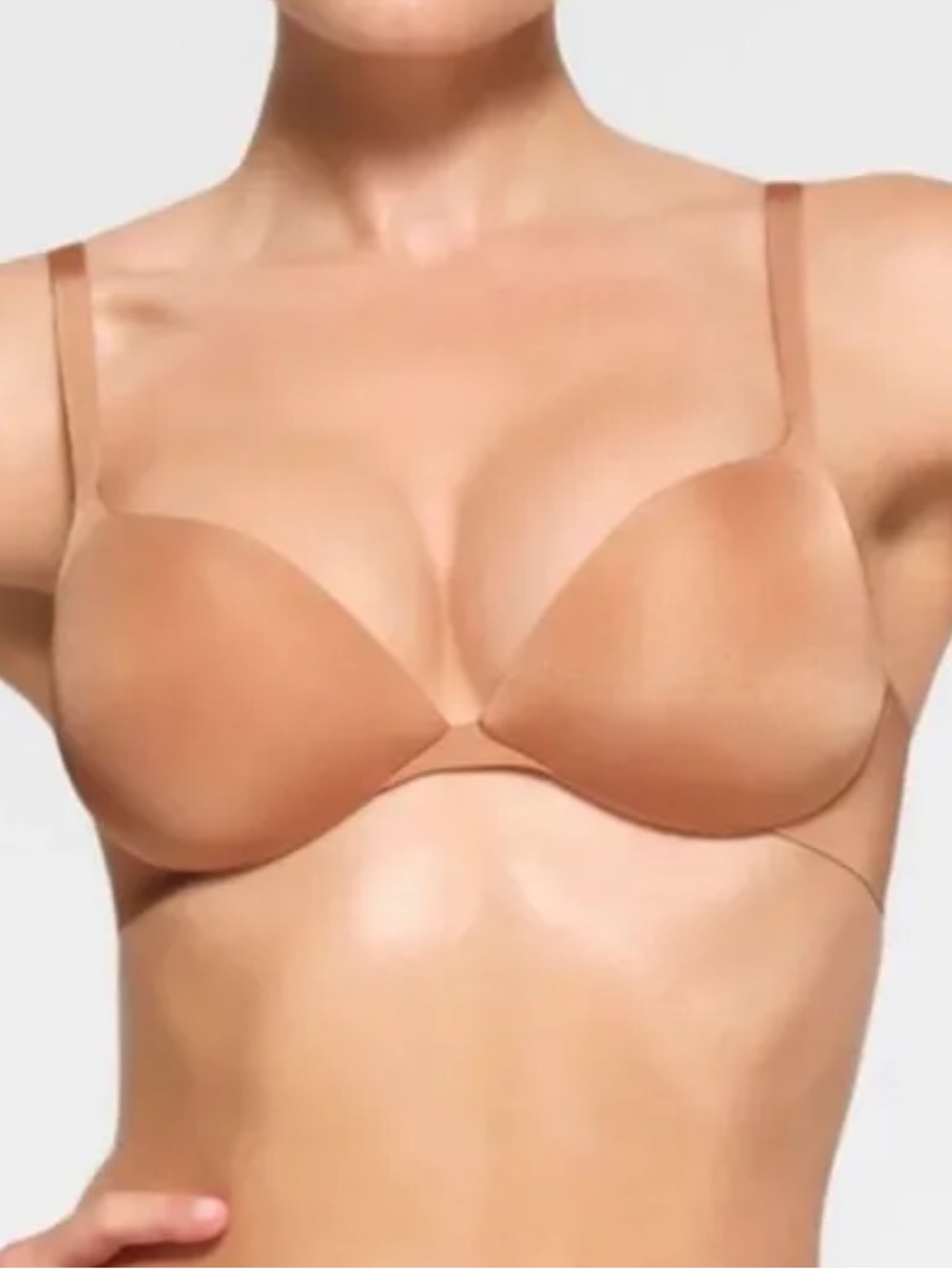 New Skims Ultimate Teardrop Push-Up Bra ochre
